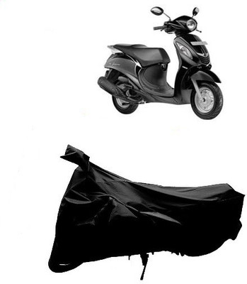 Naturals World Two Wheeler Cover for Universal For Bike(Fascino, Black)