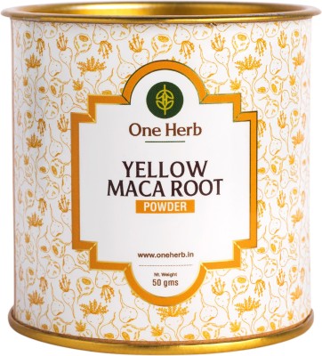 one herb Yellow Maca Root Powder 50g, Peruvian Maca, Great for Men and Woman(50 g)
