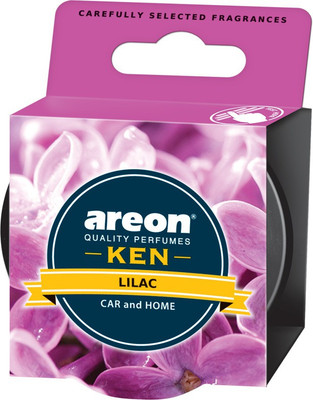 areon Lilac Car Freshener Diffuser Ken Lilac | Fresh Energizing Fragrance | Ultimate Combination Of Style, Versatility & Value | Eradicates Foul Odors(73 g)