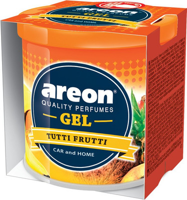 areon Tutti Frutti Car Freshener Diffuser Gel Can 80g Tutti Frutti | Long Lasting Fragrance | Environment Friendly Gel | Refresh Every Interior - Car, Office Or Your Home| Eliminate Odors And Refresh The Air(146 g) areon Tutti Frutti Car Freshener Diffuser Gel Can 80g Tutti Frutti | Long Lasting Fragrance | Environment Friendly Gel | Refresh Every Interior - Car, Office Or Your Home| Eliminate Odors And Refresh The Air(146 g)