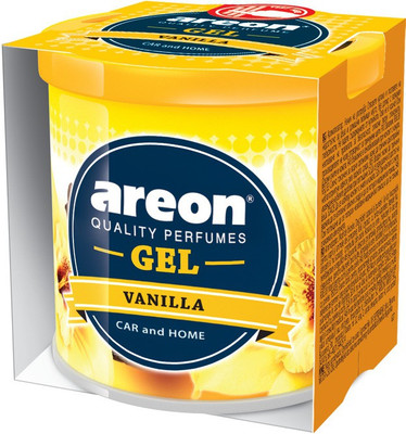 areon Vanilla Car Freshener Diffuser Gel Can 80g Vanilla | Long Lasting Fragrance | Environment Friendly Gel | Refresh Every Interior - Car, Office Or Your Home| Eliminate Odors And Refresh The Air(146 g) areon Vanilla Car Freshener Diffuser Gel Can 80g Vanilla | Long Lasting Fragrance | Environment Friendly Gel | Refresh Every Interior - Car, Office Or Your Home| Eliminate Odors And Refresh The Air(146 g)