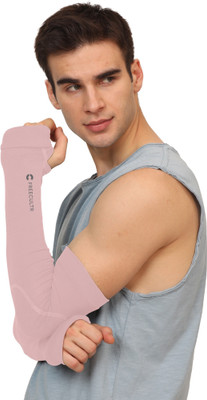 FREECULTR Bamboo Arm Sleeve For Men & Women(Free, Pink)