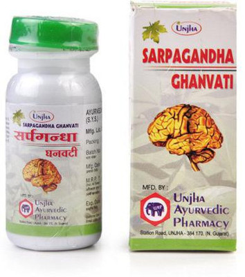Unjha SARPAGANDHA GHANVATI (80 TABS )(Pack of 2, 80 Tablets)