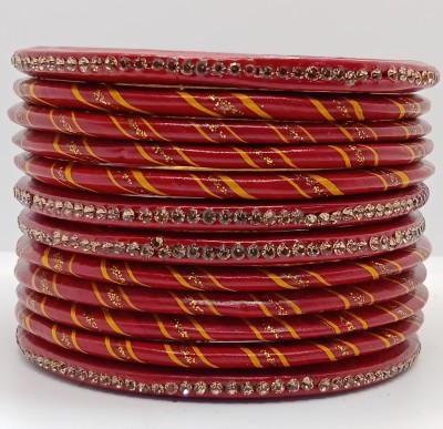 Priya art creation Lac Bangle Set(Pack of 12)