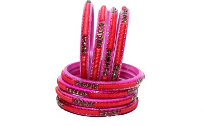 mahakalji Glass Bangle Set(Pack of 8)