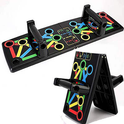 GYMIGO IX®-69-VR-Complete Push Up Training System Color Coded Push Up Bracket Board Push-up Bar