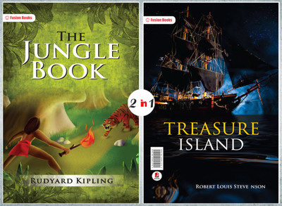 The Jungle Book and Treasure Island 1 Edition(Paperback, Rudyard Kipling, Robert Louis Stevenson)
