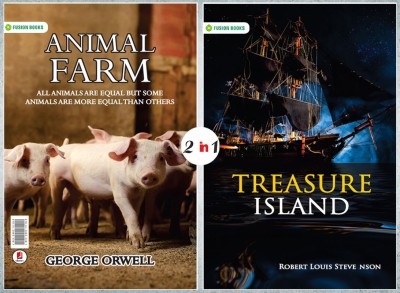 Animal Farm and Treasure Island 1 Edition(Paperback, George Orwell, Robert Louis Stevenson)