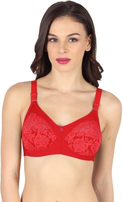 TEENY BOPPER Lajo Net Women Full Coverage Non Padded Bra(Red)