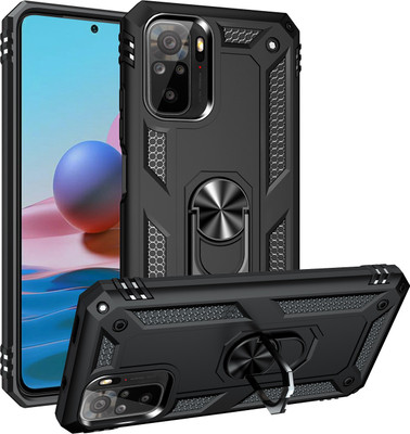 KrKis Back Cover for Mi Redmi Note 10, Mi Redmi Note 10s(Black, Camera Bump Protector, Pack of: 1)