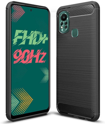 SRT Back Cover for Infinix Hot 11s(Black, Pack of: 1)