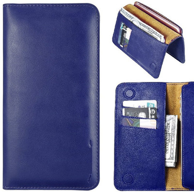 realtech Pouch for Oppo A36 / Oppo A11s / Oppo Find X5 Pro(Blue, Pack of: 1)