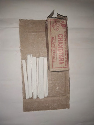 juturus R Chandtara Slate Pencils 400g Writing Chalk(40 Sticks)