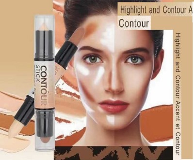 ADJD 2 in 1 Cover Perfection Highlight and Contour Concealer(MULTI COLOR, 4 g)