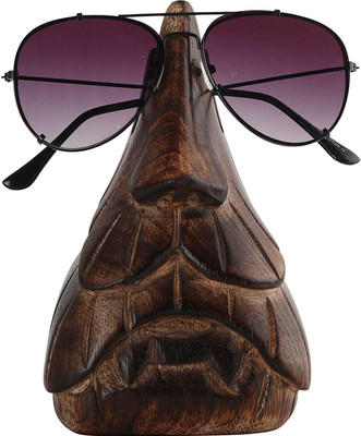 ORTUS 1 Compartments Wooden Spectacle Stand(Brown)