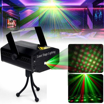 Okxmz Mini Laser Projector Stage Lighting Sound Activated Laser Light for Party and DJ Shower Laser Light(Ball Diameter: 10 cm)