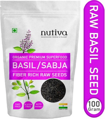 Nutiva Basil Seeds Seed(100 g)