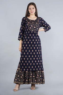 Sara Creation Women Kurta Palazzo Set