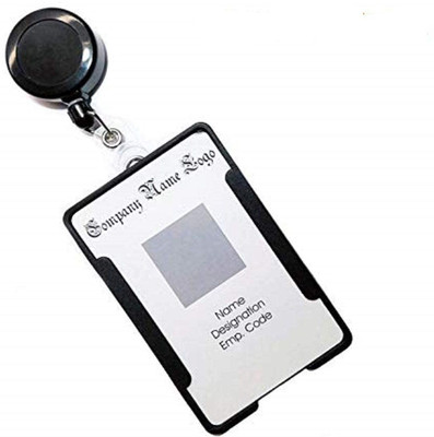 I CARDE Plastic ID Badge Holder(Pack of 1)