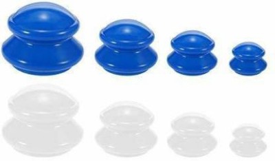 Ella Health & Beauty 172 Moisture Absorber Anti Cellulite Vacuum Cupping Cup Massager Massager(Blue)