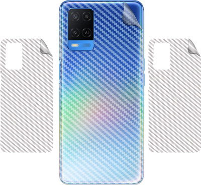 BERRIES BACK LAMINATION SKIN COMPATIBLE FOR OPPO A54 || 3D CARBON FIBER ULTRA-THIN PROTECTIVE FILM (TRANSPARENT) Mobile Skin(TRANSPARENT)