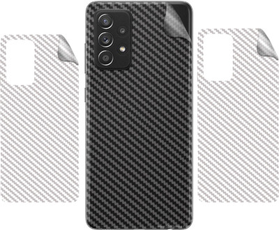 DVANK SAMSUNG GALAXY A52 || 3D CARBON FIBER ULTRA-THIN BACK LAMINATION || Mobile Skin(TRANSPARENT)