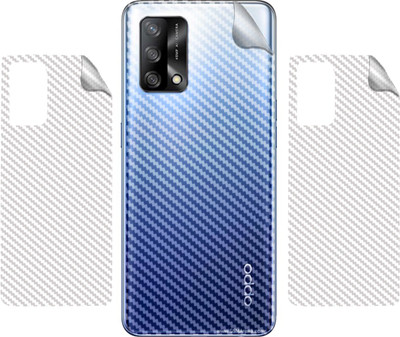 BERRIES BACK LAMINATION SKIN COMPATIBLE FOR OPPO A53S 5G || 3D CARBON FIBER ULTRA-THIN PROTECTIVE FILM (TRANSPARENT) Mobile Skin(TRANSPARENT)