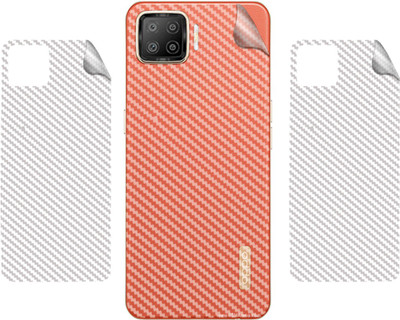 BERRIES BACK LAMINATION SKIN COMPATIBLE FOR OPPO F17 || 3D CARBON FIBER ULTRA-THIN PROTECTIVE FILM (TRANSPARENT) Mobile Skin(TRANSPARENT)