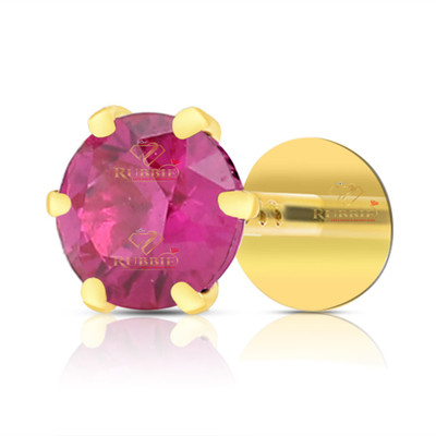 RUBBIE Emerald Alloy Nose Stud