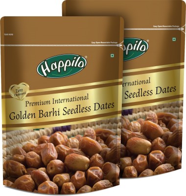 Happilo Premium Golden Barih Seedless Dates Super Saver Dates(2 x 0.5 kg)