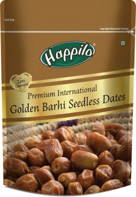 Happilo Premium Golden Barih Seedless Dates Value Pack Dates(500 g)