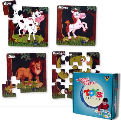 Toys universe Animal Wooden Jigsaw Puzzles for Kids(36 Pieces)
