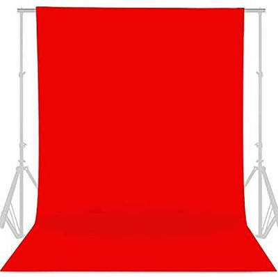 Cam cart 8X10.5FT Red Background for Photography Photo Booth Backdrop Background Screen Reflector