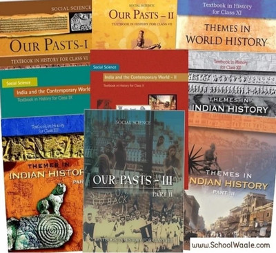 Ncert History Books ( 9 Book Combo ) From 6 To 12 In English (Paperbook, National Council Of Educational Research And Training)(Paperback, NCERT)