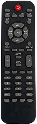 Akshita HOME THEATER Letest Home Theater System Remote Control USB SD AUX ( Chake Image With Old Remote ) ZEBRONICS Remote Controller(Black)