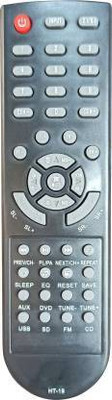 Akshita HOME THEATER HT-19 Home Theater System Remote Control ( Chake Image With Old Remote ) ZEBRONICS, MITASHI, MITSUN, TARGET Remote Controller(Black)