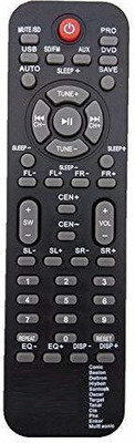 Cezo Zebronics Home Theater Remote HT 11 Home Theater with USB System Remote Control for Home Theater ZEBRONICS Zebronics Remote Controller(Black)