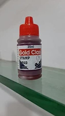 GoldClass 25ml Stamp pad ink Black - 10 Bottles Stamp Pad Ink(250 ml)