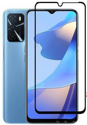 kentop Edge To Edge Tempered Glass for Oppo A16 + CPH2269(Pack of 1)