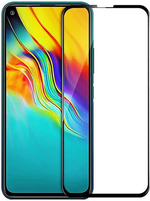 slaky Edge To Edge Tempered Glass for Infinix Hot 9 Pro(Pack of 1)