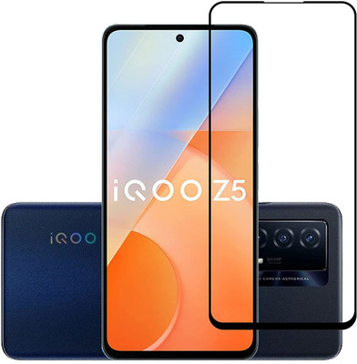 Express Buy Edge To Edge Tempered Glass for Vivo IQOO Z5 5G(Pack of 1)