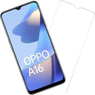 Satguru Tempered Glass Guard for OPPO A16(Pack of 1)