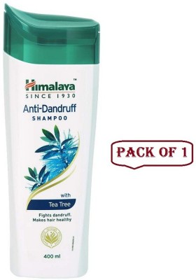 HIMALAYA Anti- Dandruff Shampoo With Tea Tree 400ml Pack of__1(400 ml)