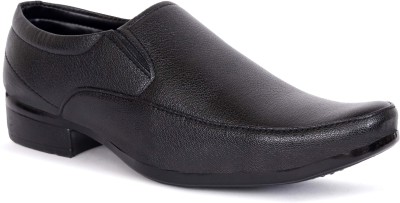 GWAL G Synthetic Leather Formal Shoes Slip On For Men(Black , 10)