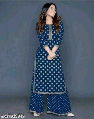 baigirathi international Women Kurti Palazzo Set