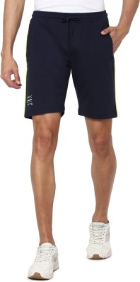 Allen Solly Solid Men Dark Blue Regular Shorts