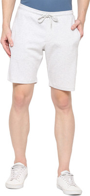 Allen Solly Solid Men Grey Regular Shorts