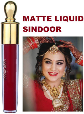 ADJD Liquid Sindoor Maroon with Sponge-Tip- Applicator- Long lasting Chemical free & Waterproof SINDOOR(Maroon)