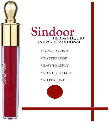 ADJD BEST QUICK DRY & WATER PROOF LONG WEAR LIQUID SINDOOR LIQUID(Maroon)