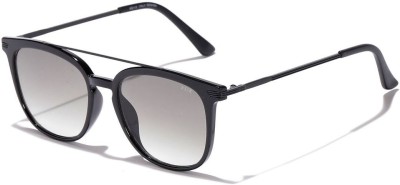 istirio Rectangular Sunglasses(For Men & Women, Grey)